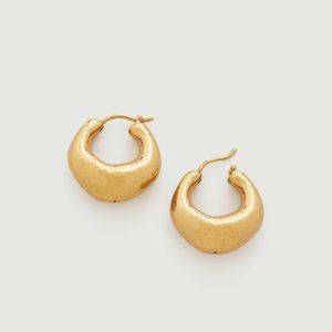 MONICA VINADER Deia Chunky Medium Hoop Earrings